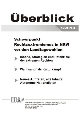 &Uuml;berblick Nr. 1, M&auml;rz 2010